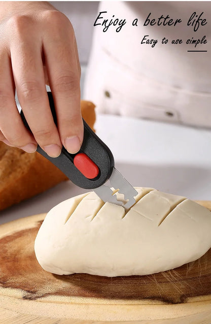 Kitchen Bread Cutter, Engraving Knife, Stainless Steel Kitchen Baking Accessories, Printed Bread Slices, Baking Pastry Tools