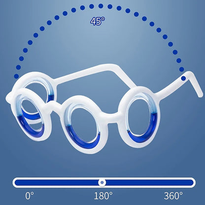 1Pcs Anti-Motion Sickness Liquid Glasses Portable Lensless Driving Sickness Goggles Anti-Sickness Glasses For Children Adult