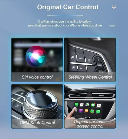 FLIXIVI 2 in 1 Wireless Carplay Android Auto Adapter AI Smart Car Systems for OEM Car Stereo Plug and Play Wired To Wireless