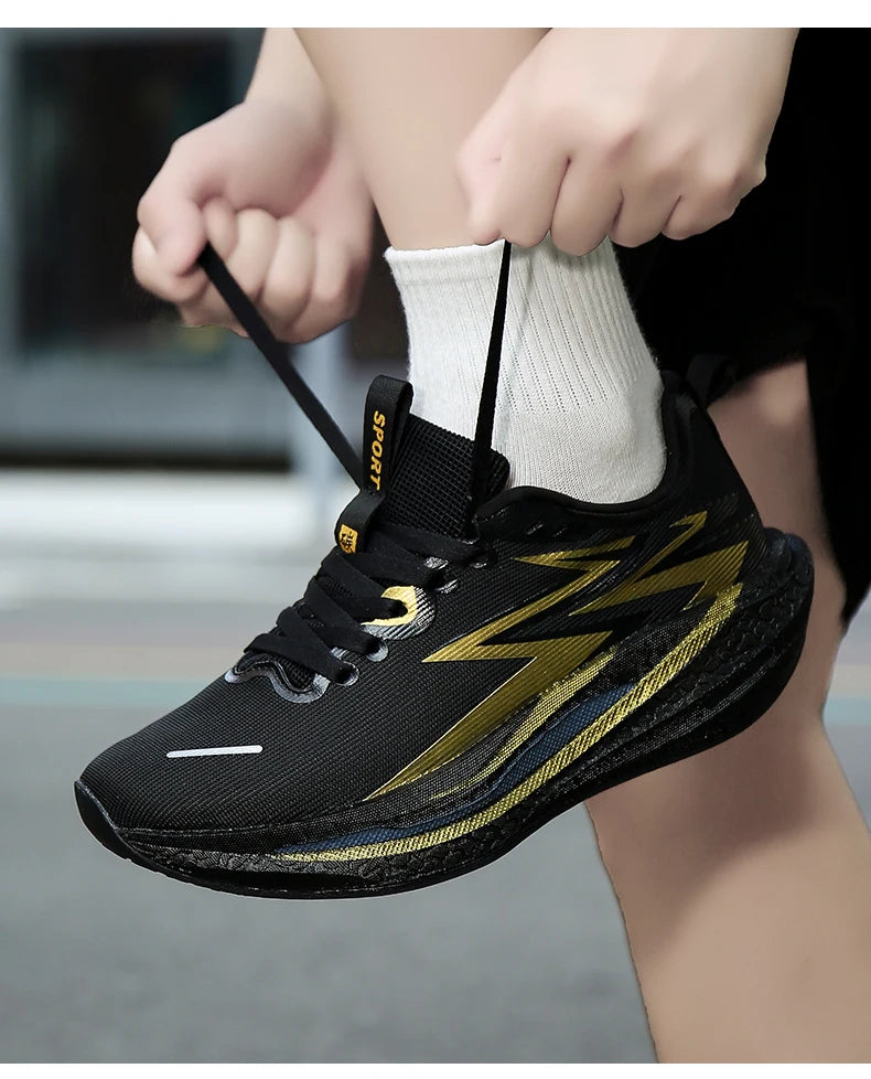 Professional Shock Absorb Sport Running Shoes Ultralight Anti Slip Sneakers For Men Women Workout Marathon Training Footwear