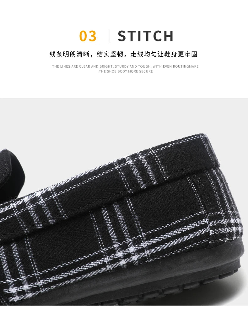Classic Design Loafers Men Summer Slip-on Men's Casual Shoes Breathable Flat Shoes Comfy Non-slip Driving Shoes Man Moccasins