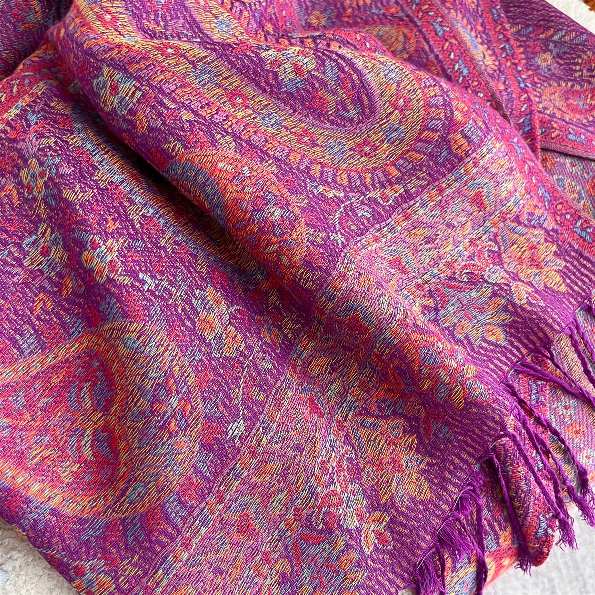 Luxury Winter Scarf Women Cashmere Warm Pashmina Brand Foulard Female Shawls Wraps Thick Soft Bufanda Poncho Scarves Stole 2025
