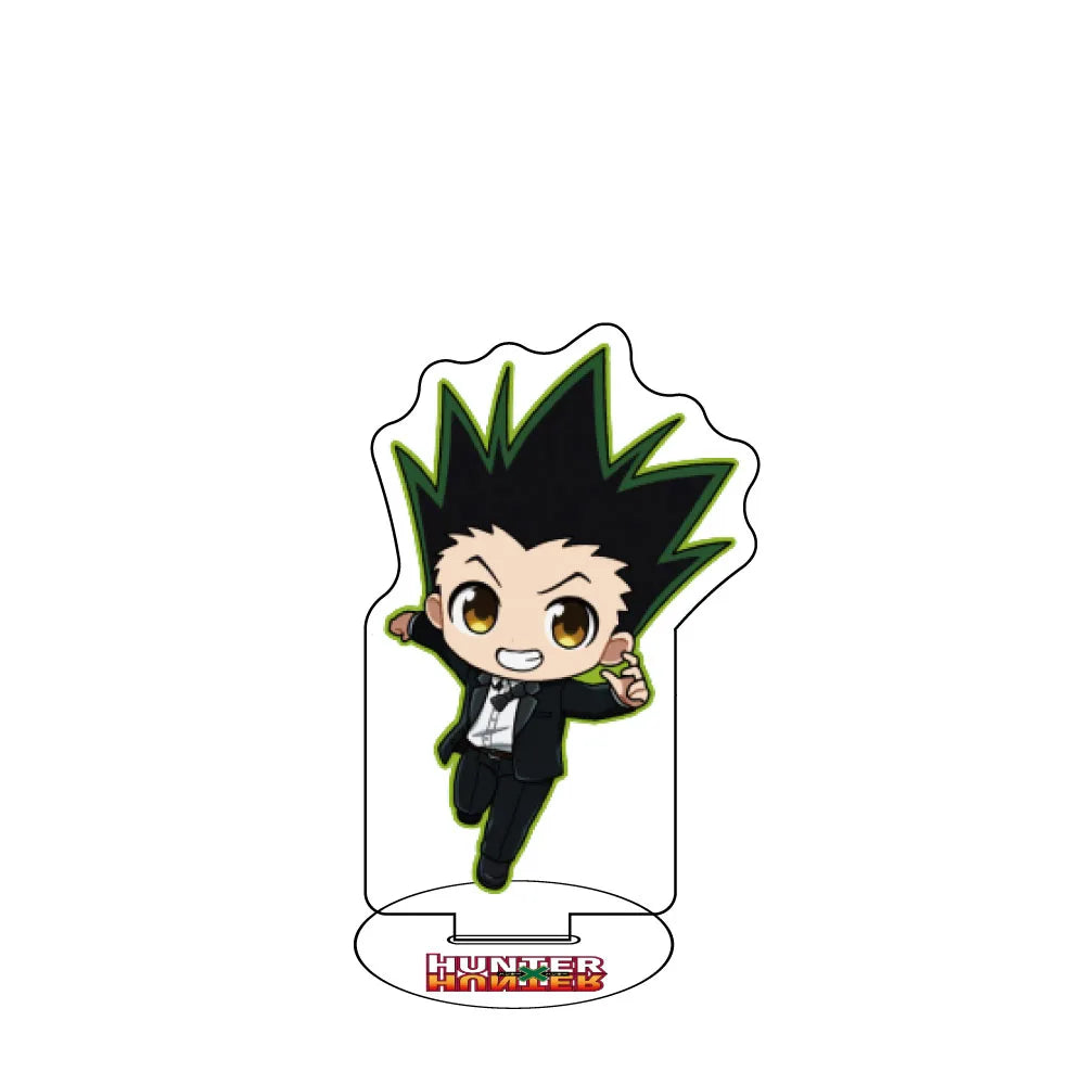 Anime Charm Hunter Boy Acrylic Stand Model Cosplay Characters Ornament Accessories Goods Collection Gifts