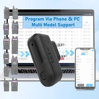 TIDRADIO Q2L Walkie Talkie Wireless Handheld Speaker Mic AI Noise Reduction Wireless Microphone Support Zello Odmastr Program
