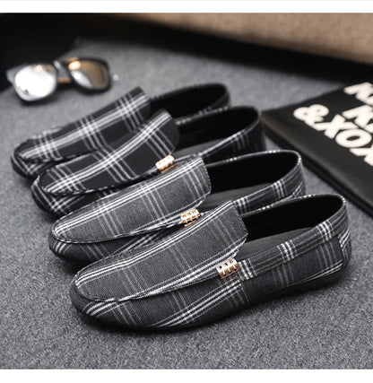 Classic Design Loafers Men Summer Slip-on Men's Casual Shoes Breathable Flat Shoes Comfy Non-slip Driving Shoes Man Moccasins