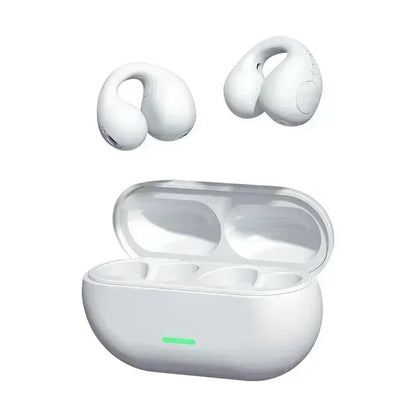 TWS Fone Bluetooth Headset 5.3 Wireless Air Conduction Headphones Clip Ear Music Noise Canceling HD Call Sports Gaming Earphone