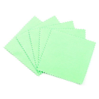 20/50pcs Polish Polishing Cloth Silver Color Cleaning Polishing Cloth Soft Clean Wipe Wiping Cloth For Silver Gold Jewelry Tool