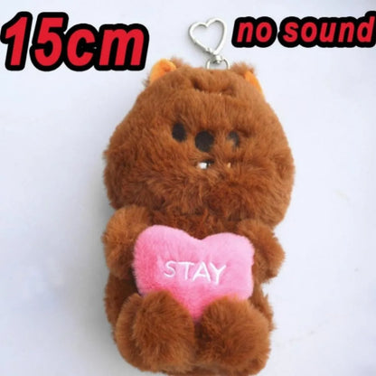 8pcs Skzoo Plush 25cm Kpop Cartoon Stuffed Animal Plushies Stray Kids Plush Doll Toys Kawaii JYP Adults KZ Fans Keychain  Gift