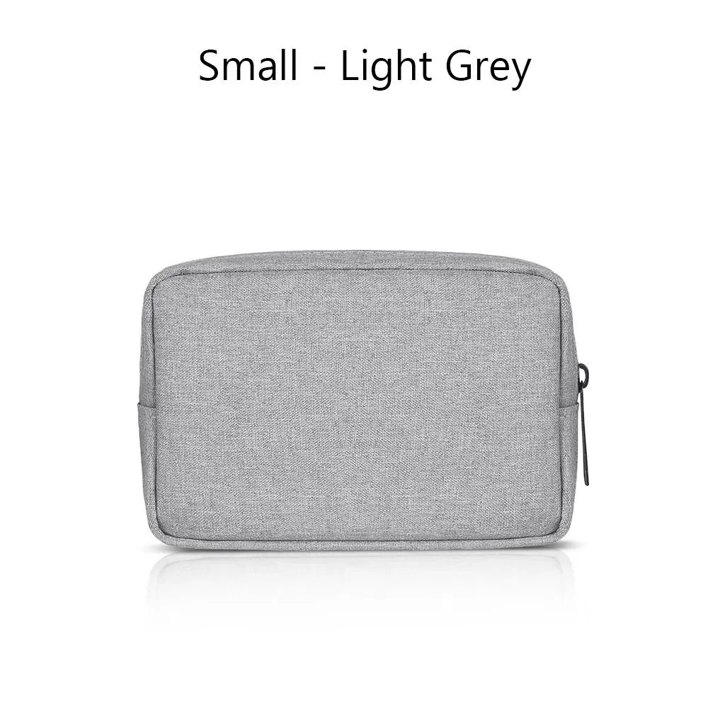 Digital Accessories Storage Bag Portable USB Cable Earphone Organizer Makeup Cover Travel Gadget Devices Pouch