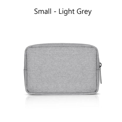Digital Accessories Storage Bag Portable USB Cable Earphone Organizer Makeup Cover Travel Gadget Devices Pouch