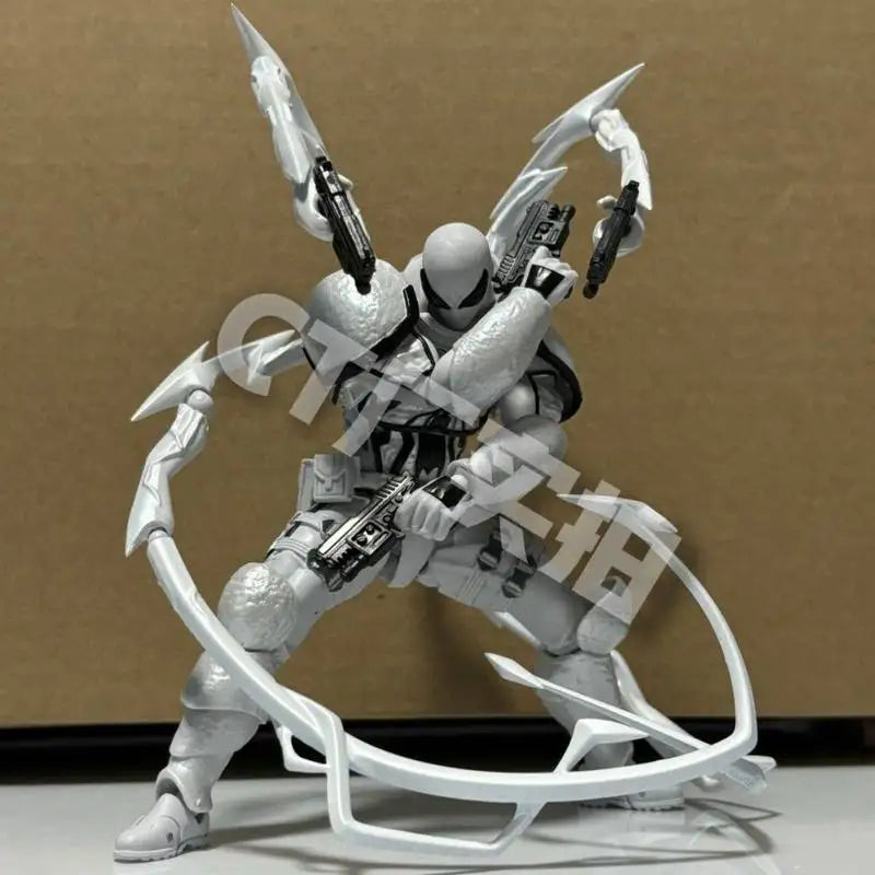 16CM CT Toys Kaiyodo Revoltech Yamaguchi Agent Venom Articulated Action Figure Collectible Model Kit Movable Surprise Toys Gift
