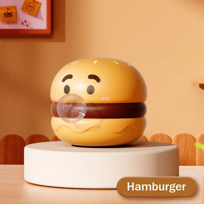 Silicone Pop Bubble Squeeze Toys Quick Rebound French Fries Hamburger Stress-relieving Toys Relieve Anxiety Relaxation