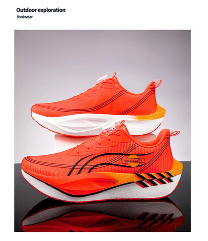 Running Shoes Professional Fitness Carbon Board Men's Sports Marathon Lightweight Women's Comfortable Non Slip Sports Shoes