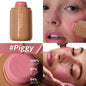 Makeup Cheek Blush Cream Blusher Stick Lip Gloss Phone Case for iPhone 16 17 Pro Max Piggy Sprinkle Sun Soak Tan Line Lipstick
