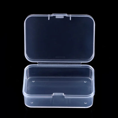 50 Transparent Storage Boxes for Arts and Crafts Parts Small Accessories Dustproof Durable Strong Jewelry Storage Case Container