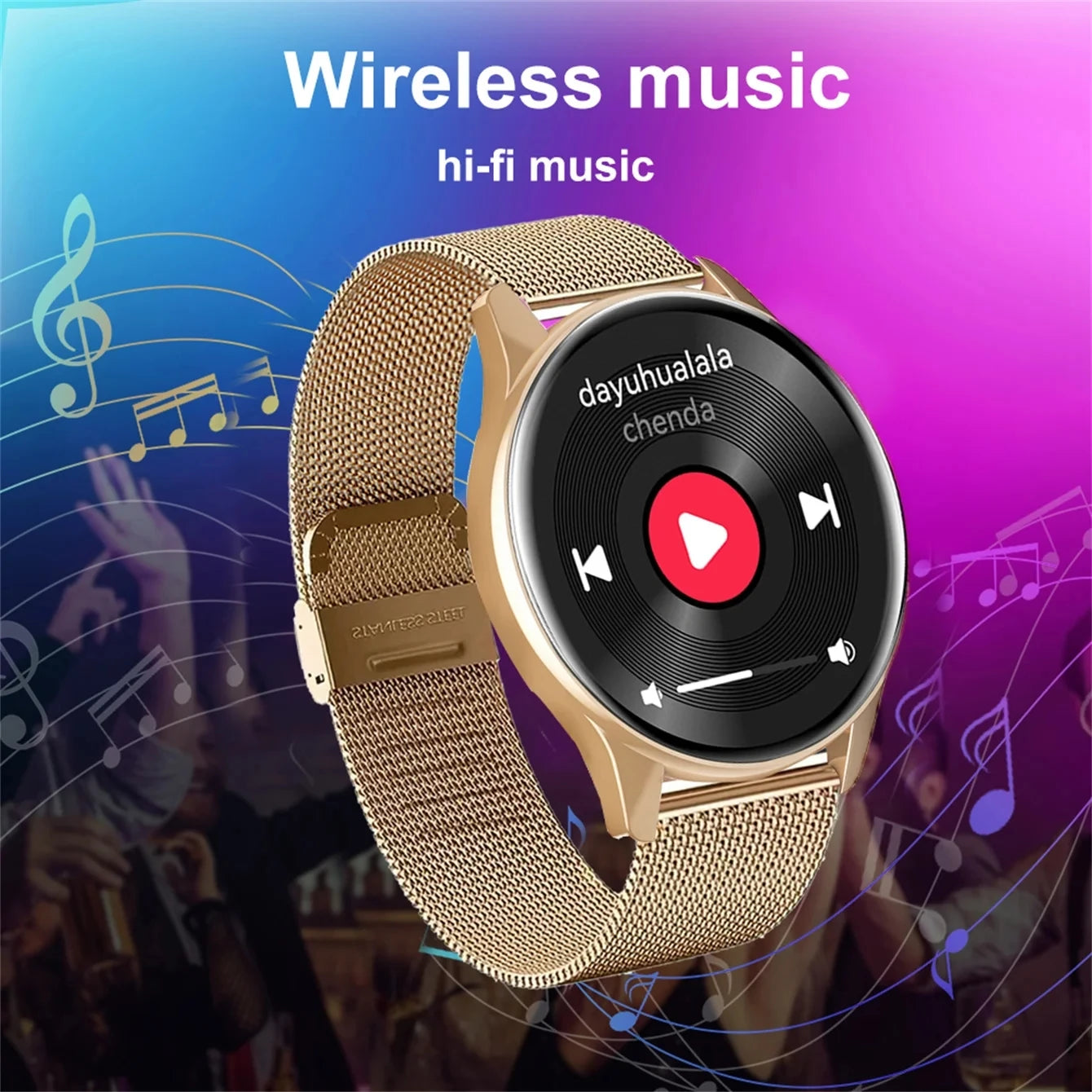 Smart Watch HD Touch Screen Heart Rate Sleep BP Health Monitoring For Android&IOS Phone BT Call Sport Smartwatch For Men Women