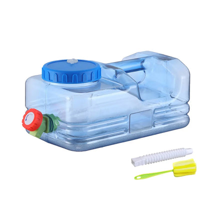 5/5.5/7.5/10L Capacity Pure Water Buckets Container With Faucet Driving Water Tank Emergency Water Storage Container For Outdoor