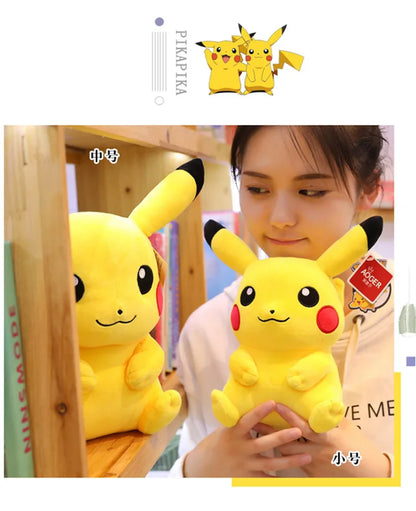 Pokemon Pikachu Plush Toy Cartoon & Cute Anime Children's Toy Stuffed Doll Valentine's Day Gift Home Decoration