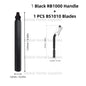 Deburring Tool Set RB1000 with Swivel Blades 1 or 11 PCS BS1010 BS1018 BK3010 BS3010 Metal Handle Deburr Tool Edge Burr Remove