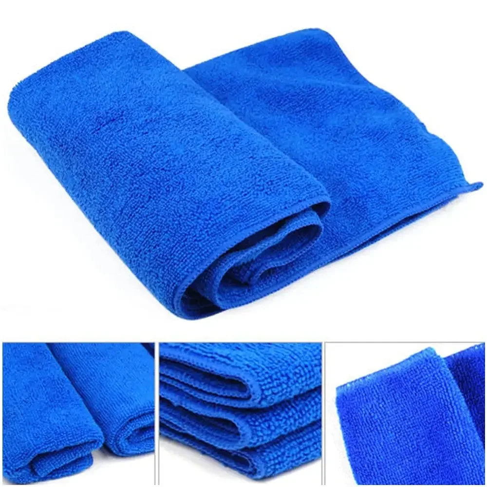 30x60cm Microfiber Cleaning Towel - Super Absorbent Lint-Free Scratch-Free Cloth for Car Washing and Home Use