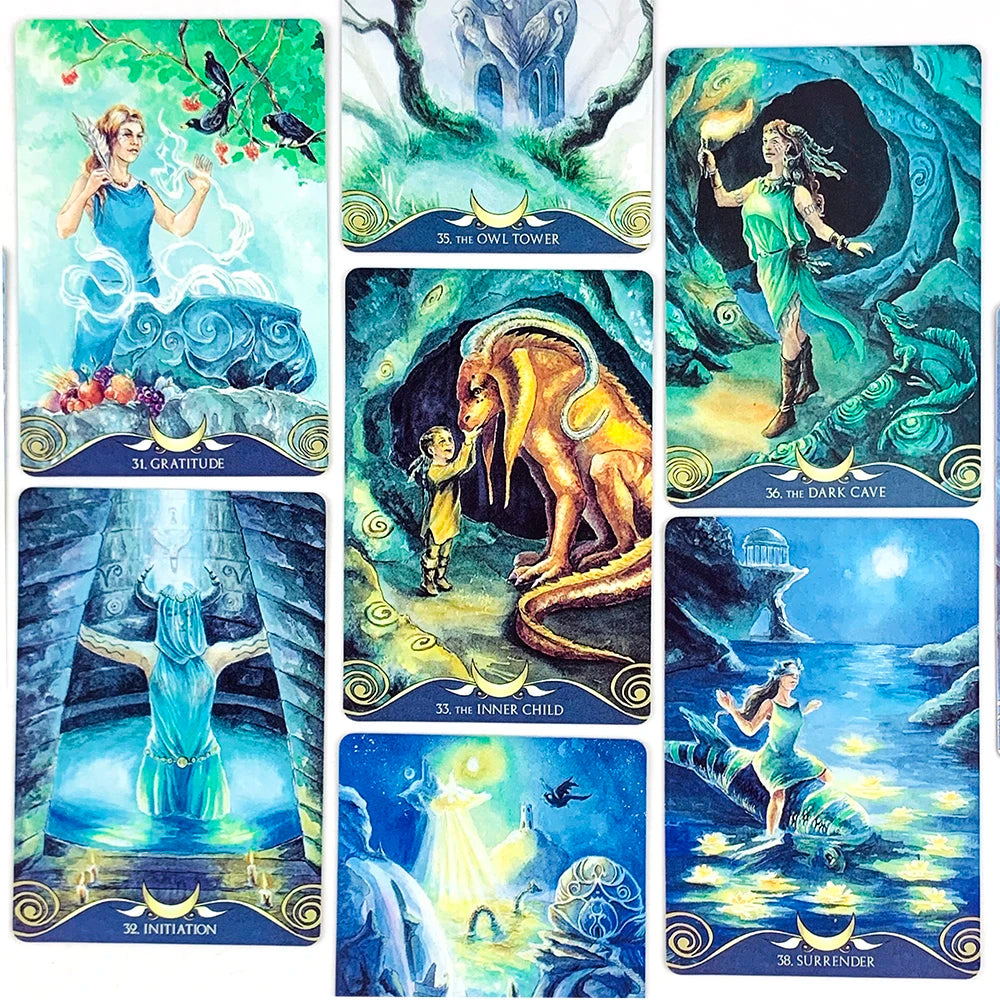12*8.5cm Oracle Cards Fate Divination Family Leisure and Entertainment Board Playing Game Holiday Games, Christmas Gifts