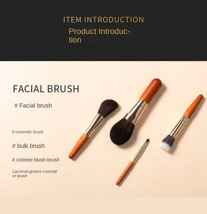 9Pcs/lot Mini Makeup Brush Set Portable Travel Cosmetic Brushes Kit Eyeshadow Foundation Powder Brushes Beauty Makeup Tools