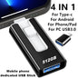 512GB Photo Stick for iPhone Flash Drive 256GB Memory Stick Storage Videos Files Backup Compatible with iPad Android PC Free app
