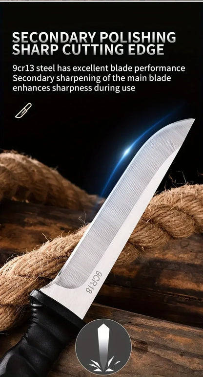 New Outdoor knife self-defense knife outdoor survival knife  high hardness one steel  portable mountaineering k
