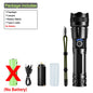 High Power Led Flashlight Telescopic Zoom Portable Rechargeable Led Lamp Emergency Spotlights Camping Torch
