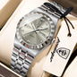 POEDAGAR Elegant Casual Ladies Watch Luminous Waterproof Week Date Fashion Woman Wristwatch Stainless Steel Women Quartz Watches