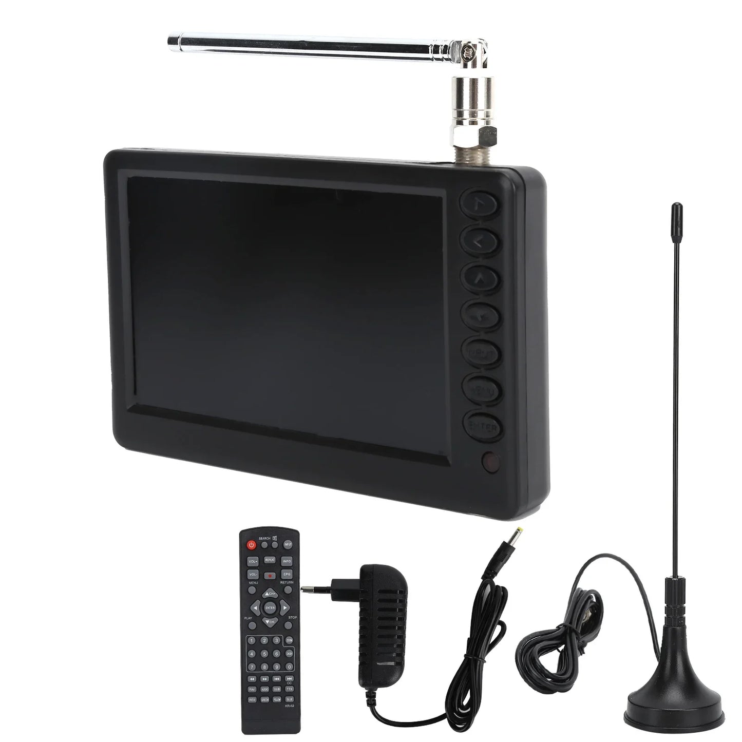 Digital Television LEADSTAR 5‑Inch Pocket Digital TV Portable FM ATV Bracket High‑Resolution Mini TV Multifunctional Mini TV