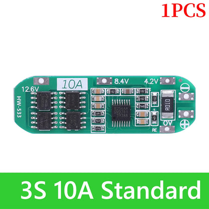 BMS 3S/4S 5A 10A 20A 25A 40A 60A Płytka zabezpieczająca ładowarkę do akumulatorów litowo-jonowych 18650 do wiertarki 12 V z funkcją wzmocnienia/balansu