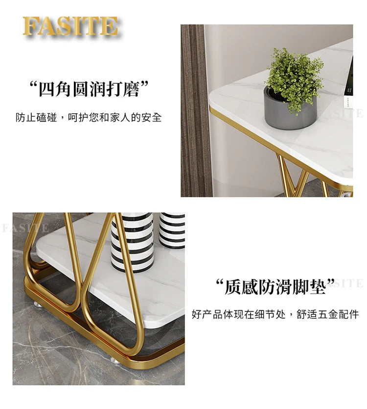 Modern Nordic Coffee Table Bedside Marble Luxury Coffee Table Service Living Room Furniture Salon Table Basse De Salon Desk Mesa