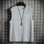 Men's Vest Sleeveless Muscle Tee Solid Blank Tank Breathable Comfortable T Shirt Hot Summer Gym Top