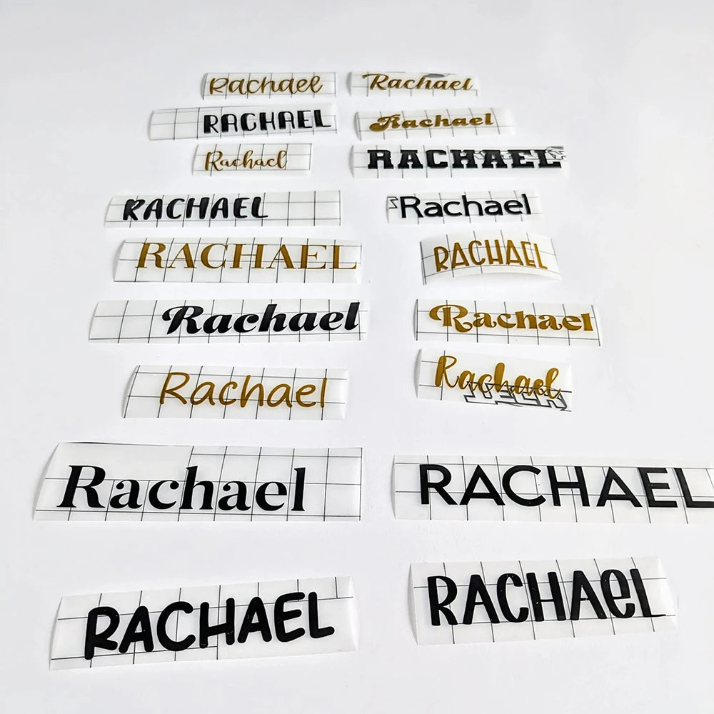 Personalized Name Vinyl Decals Custom Bride Groom Stickers DIY Wedding Bridal Party Decor Champagne Glass Water Bottle Labels