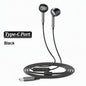USB Type C Wired Headphones 9D HiFi Stereo Headset 3.5mm Music Earphones With Mic Volume Control For Samsung iPhone 17 16 Xiaomi