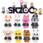 300style 10/22cm Skzoo Plush Bag Toy Kawaii Stray Wolf Plush Cartoon Stuffed Animal Doll Kawaii Toy Room Decor Children Gift