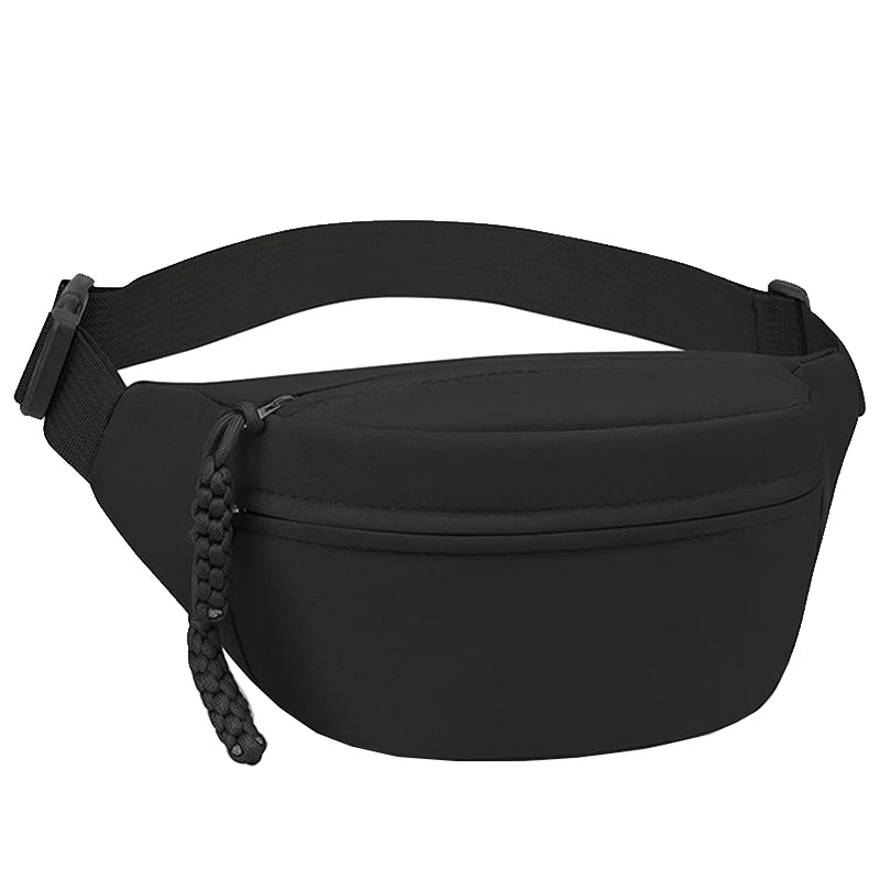 Neutral color bag with plain solid color and no design. Double-layer canvas. Suitable for business trips and travel.