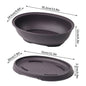 Rectangular Square Flowerpots Imitation Purple Clay Succulent Plants Pots Oval Pots Outdoor Garden Landscape Bonsai Pot Trays