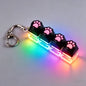 Cat Claw/Gyro Button Decompression Toy Mechanical Keyboard Shaft Tester Luminous Keyboard Keychain for Pressure Release