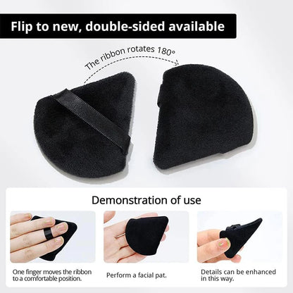 5/10/20/30/50Pcs Powder Puff Face Soft Triangle Makeup Powder Puff Velour Makeup Sponge Beauty Setting for Contouring