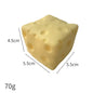 Cheese Cube Stress Ball Big Cheese Shapeable Squeeze Ball Non-Bounce Fidget Toy Relieve Stress Sensory Anti-Stress Festival Gift