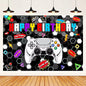 New Game Theme Birthday Party Supplies Decoration Paper Plates Cup Napkin Tablecloth Banner For Baby Shower Decor Supplies Gifts