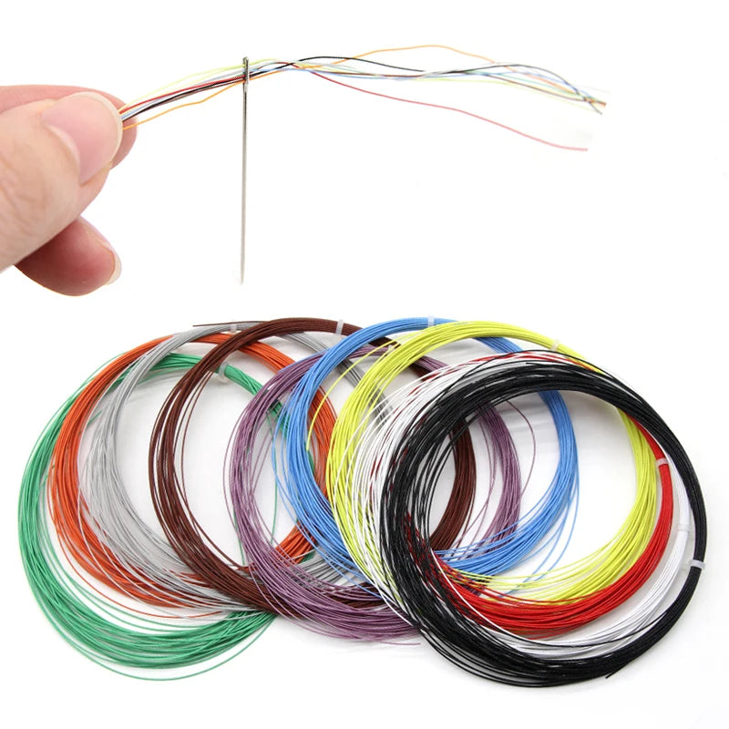 10-100M FEP Insulated 10064 PTFE Wire 40/36/34/32/30/28/26AWG Ultra Fine Micro Litz Wires Solder High Conductivity Copper Cable