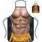 Funny Creative Personalized Muscle Men's Apron Household High-value Overalls Apron
