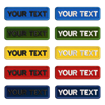 Custom Name Patch Color Matches Personalized Patches Embroidered Military Tactical Badge Stripes Emblems for Backpack Jacket