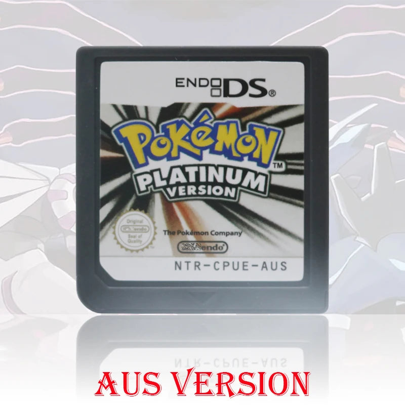 NOE/ESP/ITA/FRA/USA/EUR/AUS Version Pokemon HeartGold SoulSilver Platinum Diamond PearlVideo Game Card For DS 2DS 3DS Console