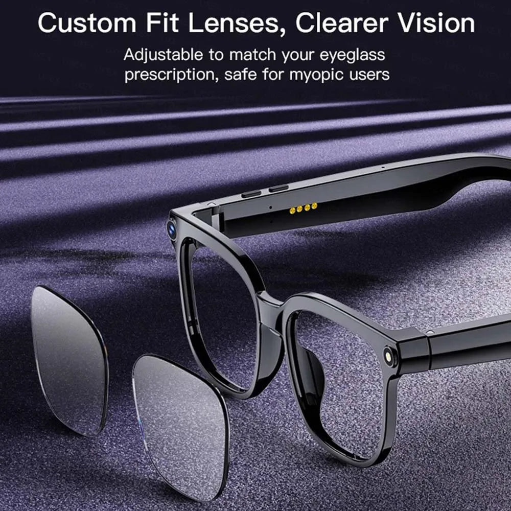 2026 New Smart Glasses Women Video Record Camera Bluetooth Call Music Playback Language Translation Music Sunglass Men Businesst