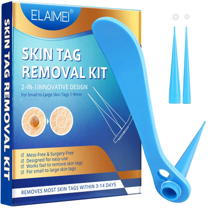 2-IN-1 Innovative Skin Tag Remover Kit Micro Skin Tag Removal Device Adult Mole Stain Wart Remover Face Care Beauty Tools