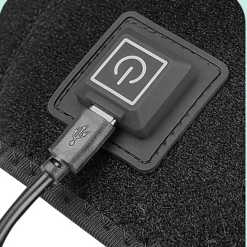 1PC Electric Heated Massage Knee Support - 3-Temperature Control, Universal Elbow & Shoulder Warm Wrap